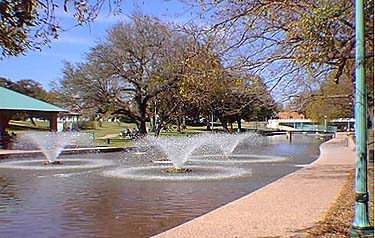 Hamilton Creek Park near downtown Burnet