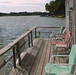 View of Lake LBJ from the Fish House
