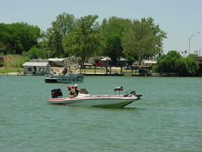 Boats on Lake LBJ