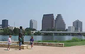 Austin Skyline across Town Lake