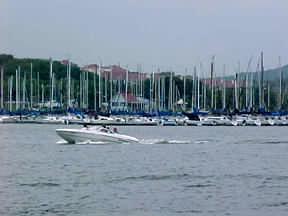 Boating on Lake Travis